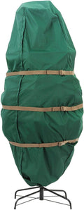 Covermates Keepsakes Upright Christmas Tree Storage Bag – Heavy-Duty Holiday Closet Cover Trees – Durable 300D Polyester with Cinch Straps & Zipper Access – Christmas Tree Bags Storage, Green