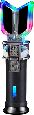 Cool Jet Flame Lighter - Windproof Torch Lighters, Spark Lence Design, Reusable Fire & Light System, Visible Fuel Tank, with Elegant Gift Box(Gas Not Include)