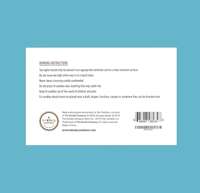 50 Unscented Tea Lights Candles White, Smokeless, Dripless & Long Lasting Paraffin Small Votive Mini Tealight Candle for Home, Pool, Shabbat, Weddings & Emergencies (50-Pack)