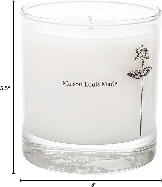 Maison Louis Marie - Antidris Jasmine Soy Wax Candle | Luxury Fragrances for a Modern World (8.5 oz | 240 g)