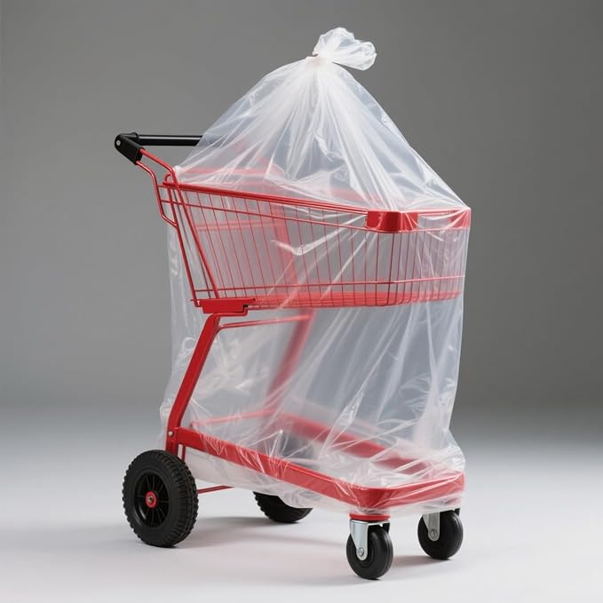 Extra Large Plastic Storage Bags 79 x 99 inches Huge Clear Giant Storage Bags Perfect for Moistureproof, Dustproof, Business Packing, Industry or Agriculture Use and More (5 Pack)