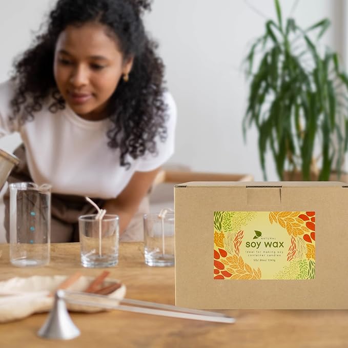 Pure Soy Wax for Making Candle-DIY Soy Wax Candle-5 Pound Bag