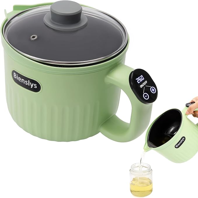 1.6QTs Electric Wax Melter Pot with Digital Touchscreen - Non-Stick Coating & Precise Temperature Control (120°F-260°F) - Perfect for Candle Making, Soap Crafting, Wax Melts & DIY Art Projects