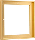 Pixy Canvas Floater Frame 47x47 for 3/4 (0.75) inch Deep Canvas Paintings/Canvas Prints/Wood Canvas Panels/Wall Art/Wall Decor/Home Decor/Artwork (Brass Gold, 47 x 47 inch, Square)