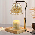Candle Warmer Lamp with Timer Dimmable, Height Adjustable Scented Wax Melts Warmer, Electric Flameless Candle Warmer for Candle Jar, Mothers Day Birthday Gifts for Women, Office Home Decor (2 Bulbs)