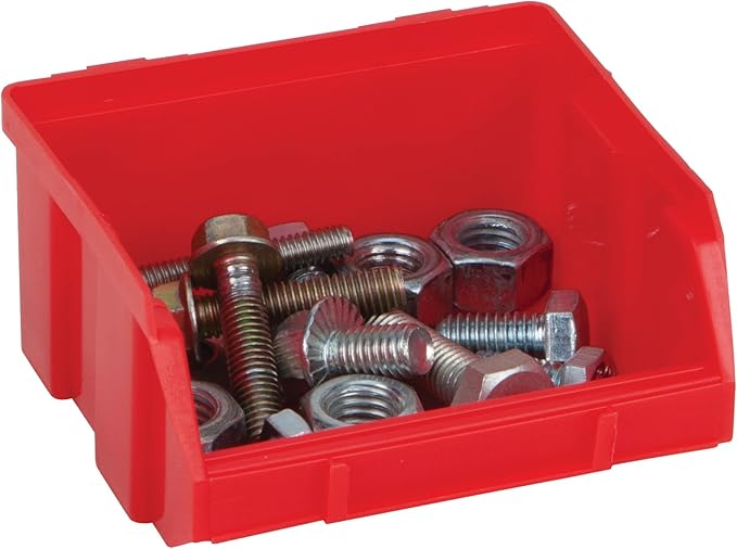 Performance Tool W530 Wall Mount Bin Rack System with 12 Bins for Organizing Parts and Tools