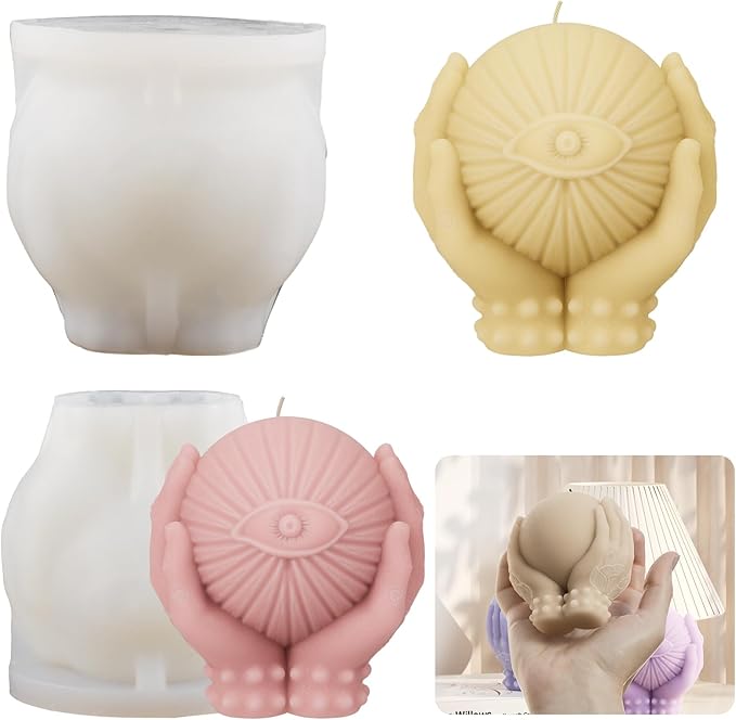 Eye Candle Claw Candle Molds Jewelry Resin Casting Mold Candle Making Molds Craft Supplies 3D Silicone Mold for Resin Casting Mold