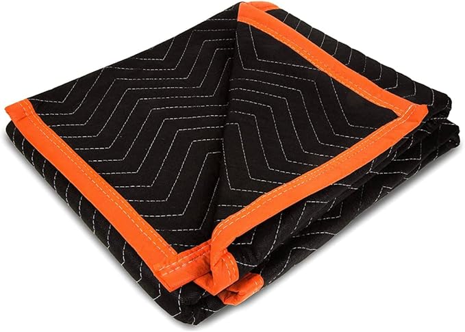 Simpli-Magic Heavy Duty Padded Moving Blankets 72" x 40" – 12 Pack – Packing Blankets, Furniture Covers for Moving