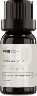 VINEVIDA Scent NO. 3011 Fragrance Oil - 10mL - Inspired by: Coco Noir (Women); Candle Fragrance Oil for Soy Candles - Soap Making Scents
