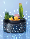 Wax Warmer Wax Melt Warmer for Scented Wax, 4-in-1 Ceramic Electric Candle Wax Melter Burner Fragrance,PTC Heating with 7 Colors LED Changing Light for Scented Wax Melts/Tarts/Fragrance Cubes