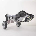 Dog Mobility Aid Wheelchair - Adjustable Front Back Wheels for Small, Medium, and Large Dogs with Paralysis or Injury – Leg Brace Trolley for Arthritis and Mobility Support