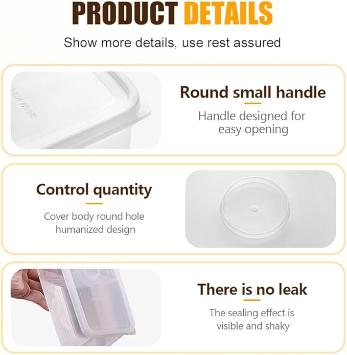 Storage & Crisper Boxes, 2025 New Durable Food Storage Containers, Stackable Refrigerator Organizer for Kitchen, Airtight Food Box with Lids, Fresh-Keeping Container Suitable (White, 2pcs)