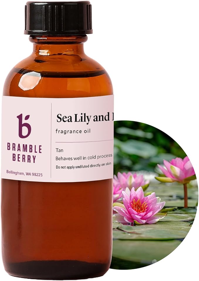 Bramble Berry Sea Lily & Lime Fresh Aquatic & Citrus Scent for Soap Making, Candles, Lotion, Bath Bombs & Perfume | Skin Safe, Vegan, Paraben & Phthalate Free, DIY Craft Essential