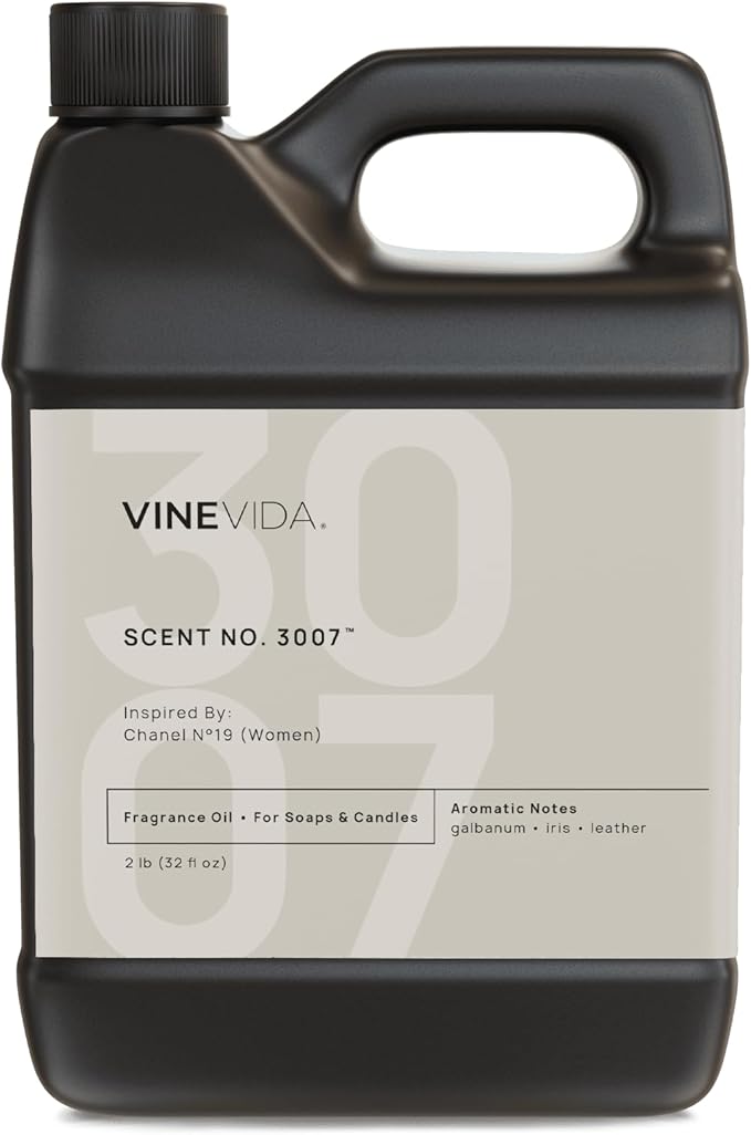 VINEVIDA Scent NO. 3007 Fragrance Oil - 32oz (2lbs) - Inspired by: N°19 (Women); Candle Fragrance Oil for Soy Candles - Soap Making Scents