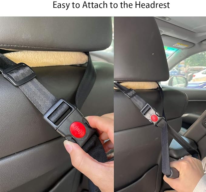Car Handle 2 Piece Portable Automotive Handle Assistance Mobility Aid Adjustable Auto Assist Grab Bar Vehicle Seat Transfer Handles Handicapped Accessories for Able Elder - Black