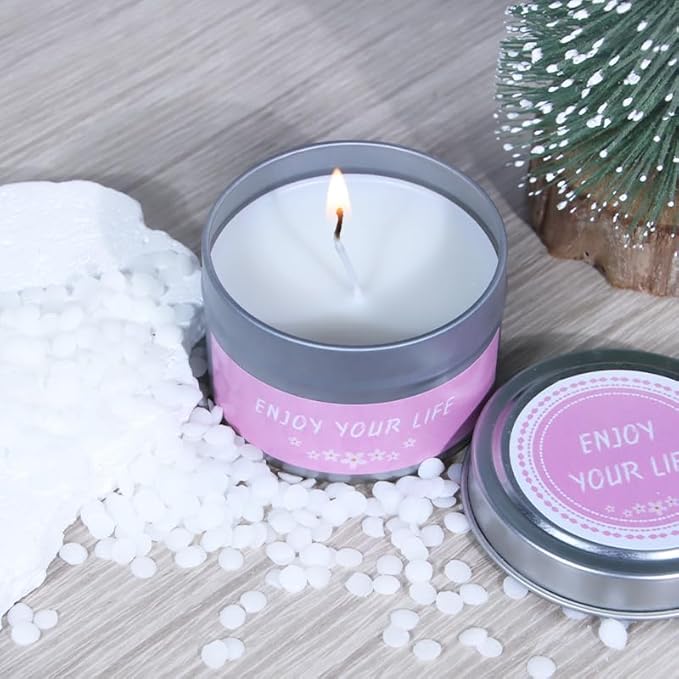 DIY Candle Making Supplies for Adults and Beginners, Including Soybean Wax, Exquisite Stickers, Candle Jars, Wicks, and Homemade Candle jar Sets with Essential Oils.