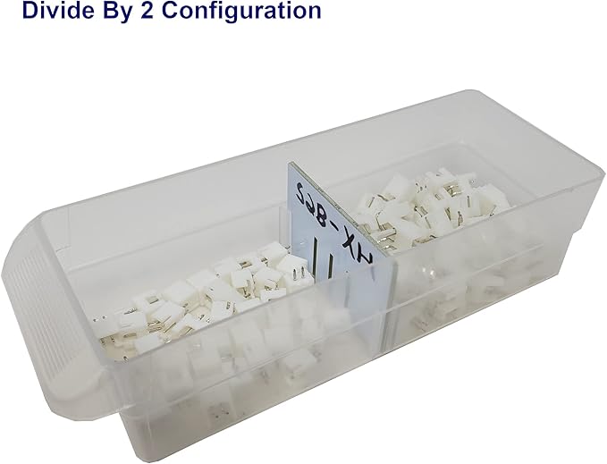 (64-Pack) Small Drawer Configurable Width Dividers compatible with Akro-Mils Plastic Storage Craft Cabinets, (Dividers Only)