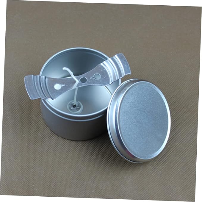 IWOWHERO 4pcs DIY Scented Candle Kit Tin Boxes for Homemade Candle Making Wedding Favor Boxes Candy Storage Craft Supplies