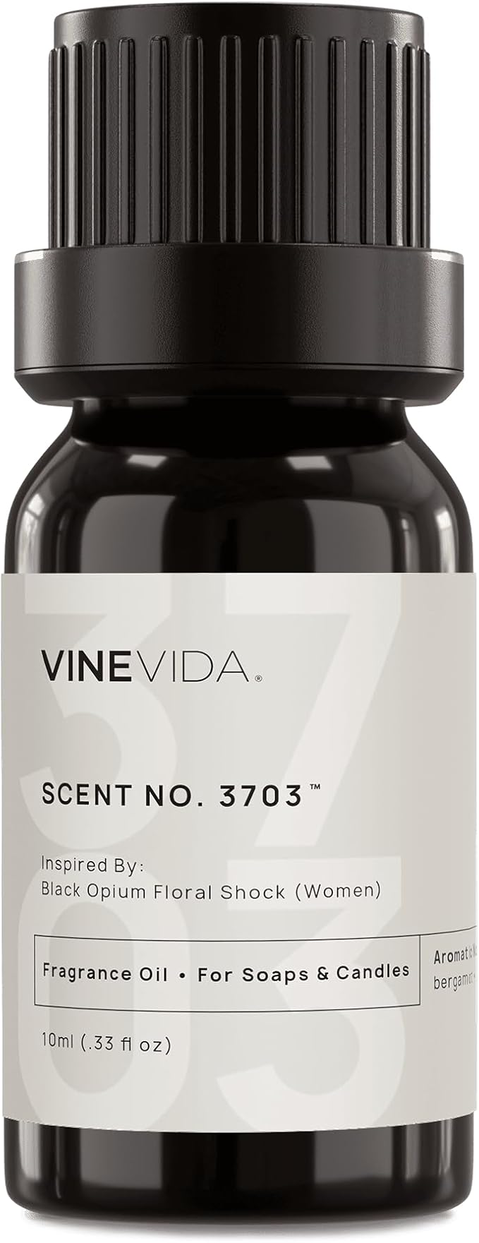 VINEVIDA [0.33 Oz] Inspired by: Black Opium Floral Shock (Women); Fragrance Oil for Candle Making and Soap Making - Premium Candle Scents for Soy Candles