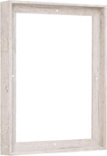 Pixy Canvas Floater Frame 20x28 for 1-1/2 (1.5) inch Deep Canvas Paintings/Canvas Prints/Wood Canvas Panels/Wall Art/Wall Decor/Home Decor/Artwork (Distressed White, 20 x 28 inch, Portrait)