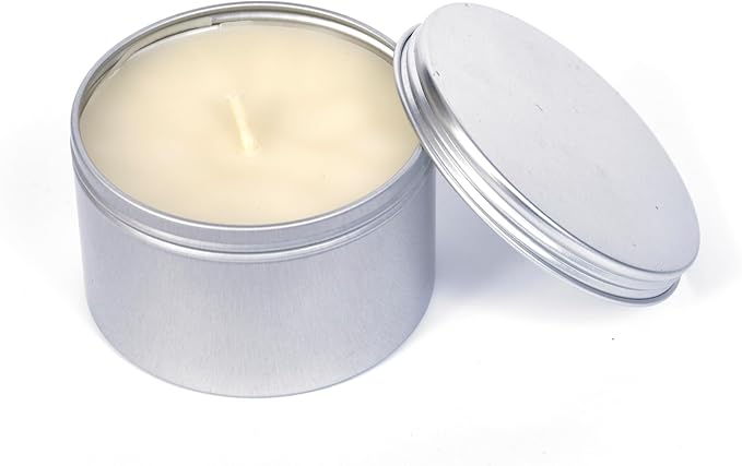 BeeTheLight Beeswax Jar Candle - 100% Pure USA Bees Wax in Glass Container - Vanilla Honey