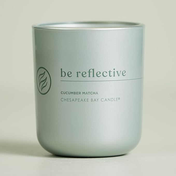 Chesapeake Bay Candle Intentions Collection Candle Be Reflective: Take time to look inward (Cucumber Matcha) 13 oz Home Décor