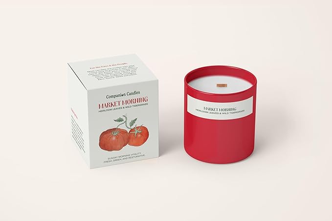 Companion Candles Heirloom Leaves & Wild Tigergrass