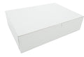 Southern Champion Tray 0983 Premium Clay Coated Kraft Paperboard White Non-Window Lock Corner Bakery Box, 12" Length x 9" Width x 3" Height (Case of 200)