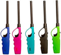Long Lighters Pack, 5 Pack of Butane Refillable Fire Lighters, Ideal as Multipurpose Utility Lighters BBQ Lighters Grill Lighters Kitchen Lighters, Multicolor, Large