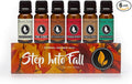 Eternal Essence Oils Step Into Fall Set of 6 Premium Fragrance Oils - Almond Coconut Milk, Fire Amber, Sexy Cinnamon Clove, Reindeer Retreat, Tabacco Vanilla, and Warmths of the Holidays - 10ML