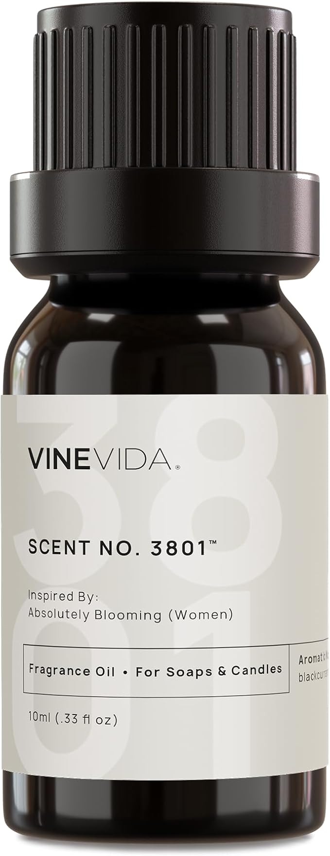 VINEVIDA [0.33 Oz] Scent No. 3801 Inspired by Absolutely Blooming (Women); Fragrance Oil for Candle Making and Soap Making - Premium Candle Scents for Soy Candles