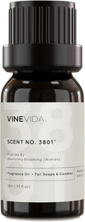 VINEVIDA [0.33 Oz] Scent No. 3801 Inspired by Absolutely Blooming (Women); Fragrance Oil for Candle Making and Soap Making - Premium Candle Scents for Soy Candles