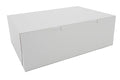 Southern Champion Tray 1027 Premium Clay Coated Kraft Paperboard White Non-Window Sheet Cake and Utility Box, 15" Length x 11" Width x 5" Height (Case of 100)