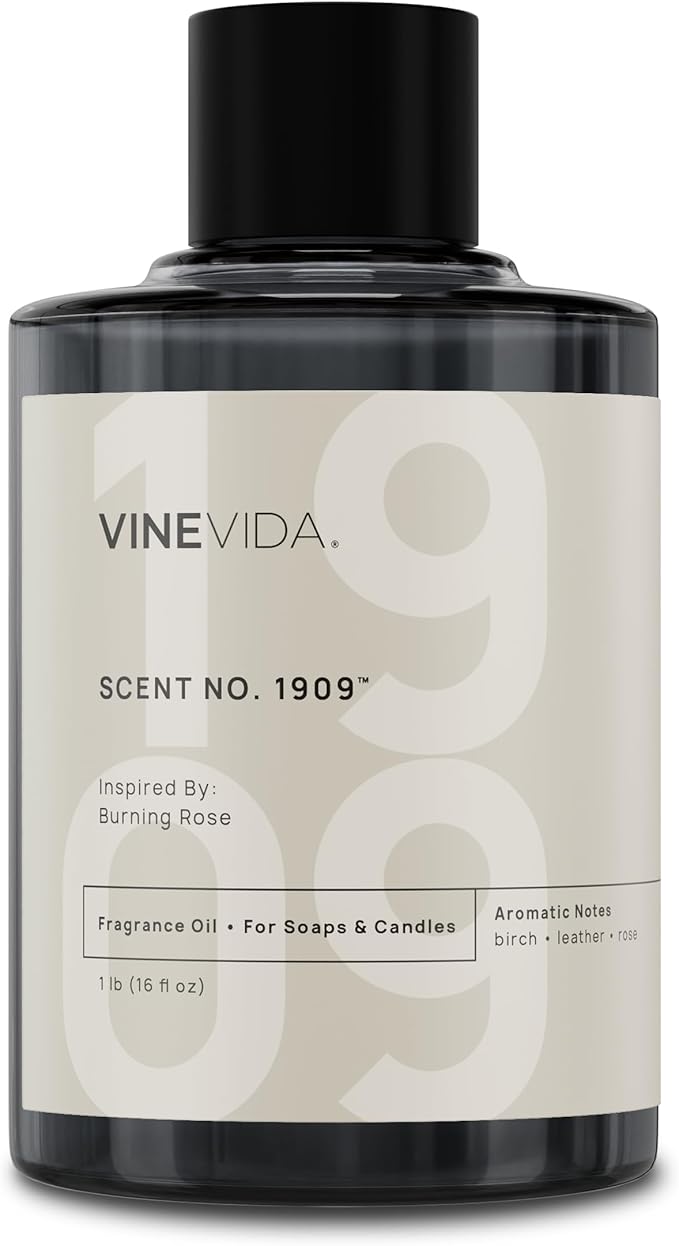 VINEVIDA [16 Oz] Inspired by: Burning Rose; Fragrance Oil for Candle Making and Soap Making - Premium Candle Scents for Soy Candles