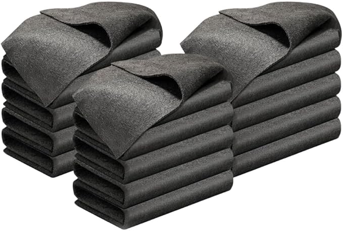 Fliwos Thickened Magic Cleaning Cloth, 2026 Upgrade Reusable Streak Free Cleaning Cloths, Microfiber Cleaning Rags, Multipurpose Lint Free Glass Wiping Towels for Kitchen, Window, Cars (15, 12×12 in)