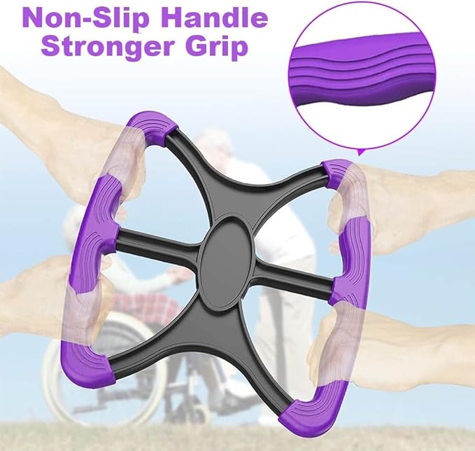 Lift Standing Aid, Portable Lift Assist - Handicap Bar Portable Lift Aid, with Non-Slip Handle, Bariatric, Disabled, Paramedic, Therapist, Nurse Elderly Liberty Lift Handle. (Purple)
