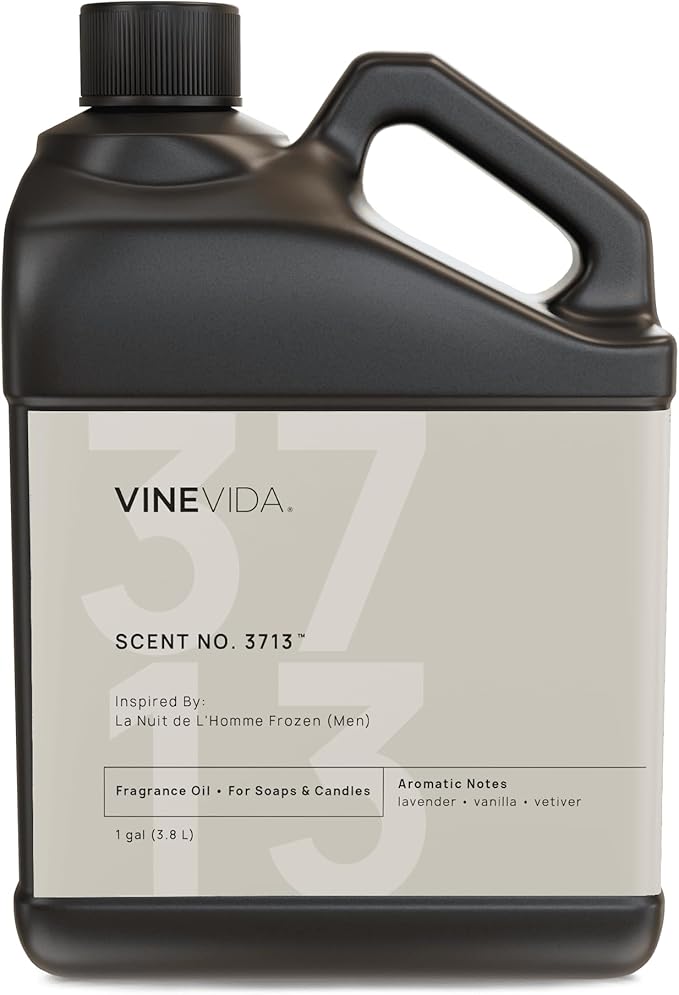 VINEVIDA [128 Oz] Inspired by: La Nuit de L'Homme Frozen (Men); Fragrance Oil for Candle Making and Soap Making - Premium Candle Scents for Soy Candles