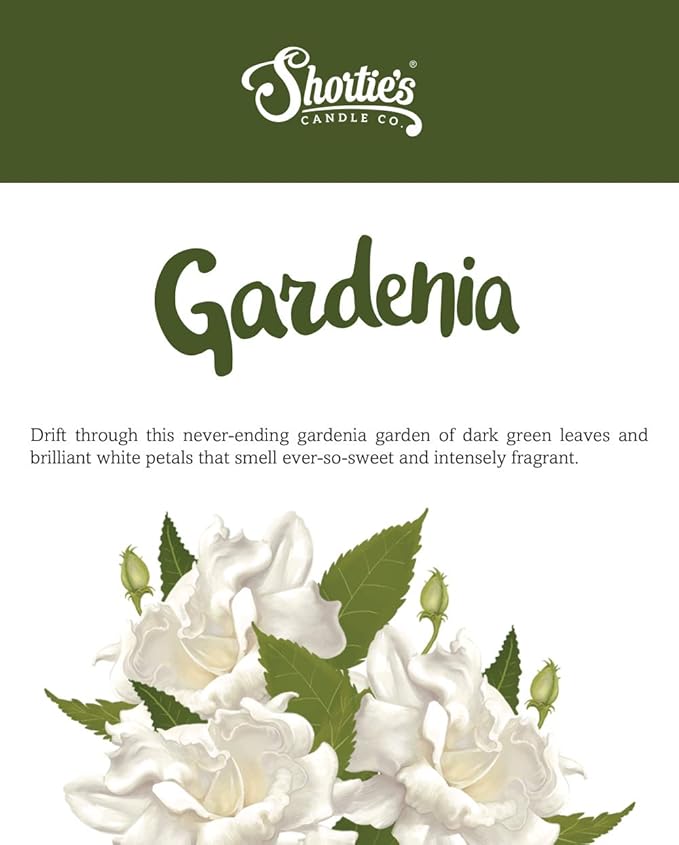 Shortie's Candle Company Pure Gardenia Wax Melts Multi Pack - Formula 117-2 Highly Scented 3 Oz. Bars - Made with Essential & Natural Oils - Flower & Floral Warmer Wax Cubes