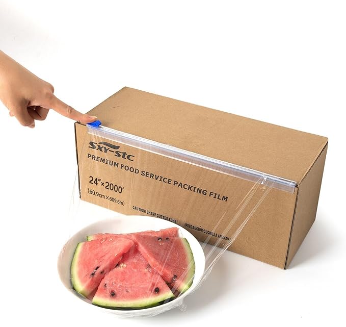 24 Inch x 2000 Feet Plastic Cling Wrap