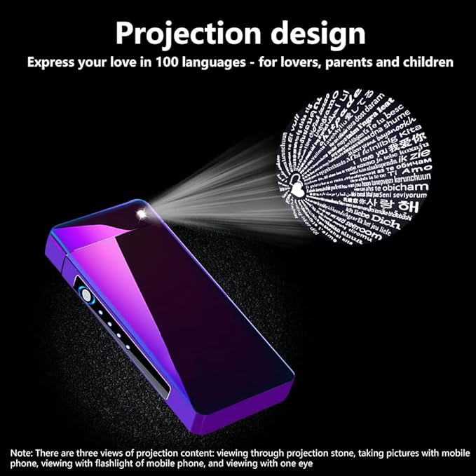 Electric Lighter USB Rechargeable Lighter Flameless Lighters Windproof Plasma Lighters Butane Free with High Capacity Battery for Fireworks, Candles, Outdoor Camping Activities(Color)