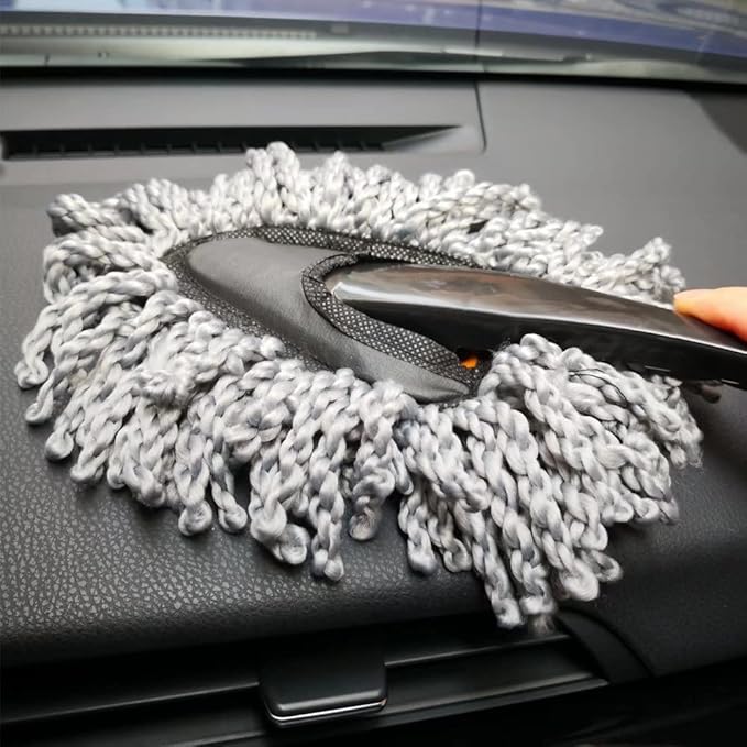 IPELY 3 Pack Large Microfiber Car Duster Exterior Scratch Free with Extendable, Car Duster Interior Multipurpose dust Cleaning