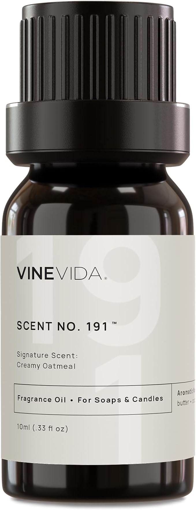 VINEVIDA [10ml] Creamy Oatmeal; Fragrance Oil for Candle Making and Soap Making - Premium Candle Scents for Soy Candles