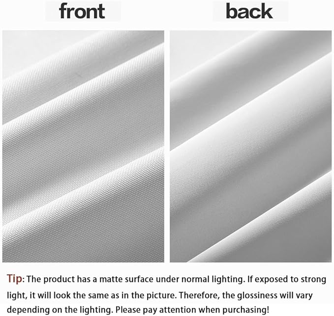 600D Outdoor Waterproof Fabric, White Nylon Fabric, 59" Wide Lightweight Waterproof Material for Outdoor Chair Cushion Furniture Cover Awning Sewing DIY Cloth 5 Yard