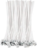 BEADNOVA Candle Wicks 6 Inch 200pcs Large Cotton Wicks String for Candle Making Supplies