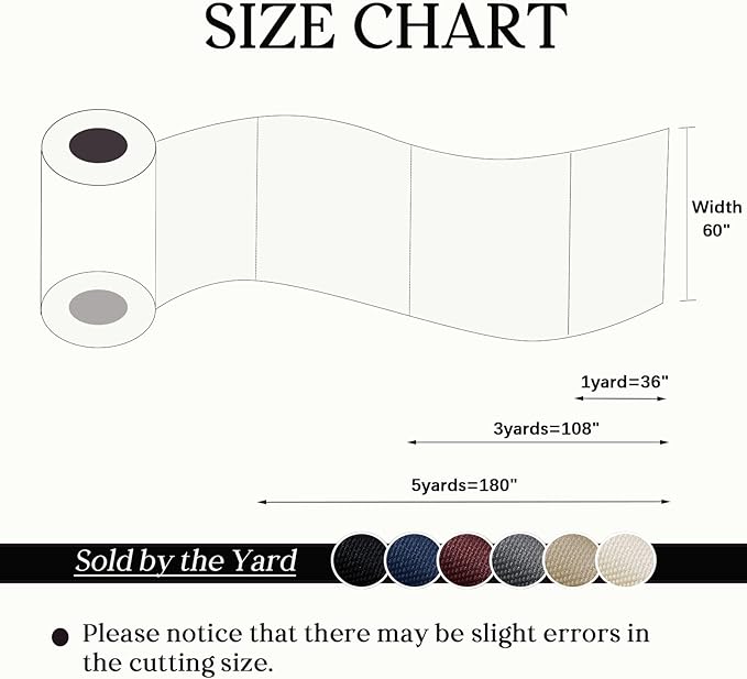 Waterproof Canvas Cloth Fabric by The Yard 60" W 600D Oxford Polyester Upholster Fabric Water Resistant Material for Outdoor Furniture Chair Cushion Cover DIY Sewing (1 Yard, Khaki)