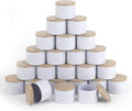 24pcs 8oz white Candle tins with Metal Wood-Grain Printing Lids. Candle Jars,Bulk Candle tins for Making Candles,Candle Making Jars (8OZ, WHITE)