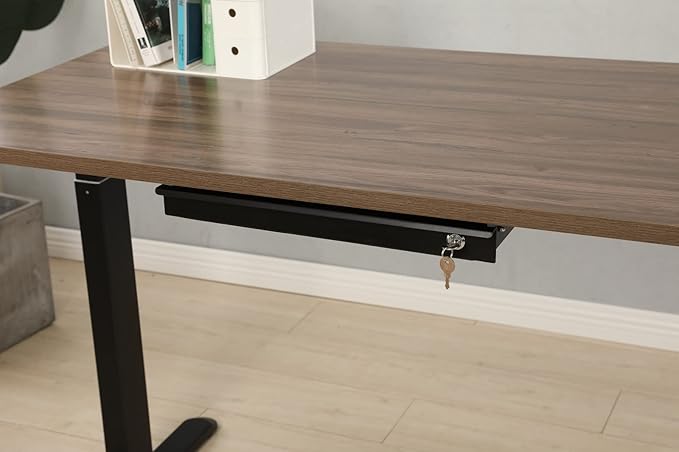 Pull-Out Desk Drawer - Office Storage Organizer Mounts Easily, Space-Saving Slide-Out Drawer for Under Desk (23.22 in Internal Width)