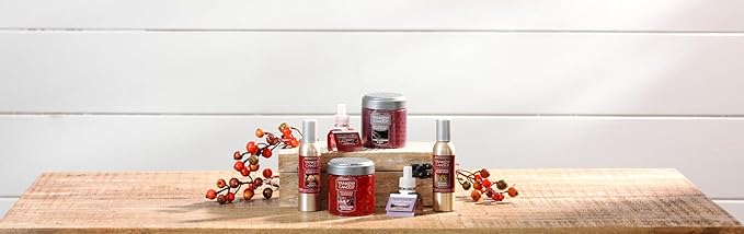 Yankee Candle Concentrated Air Freshener Room Spray, Odor Eliminator for Home, Bathroom, Autumn Wreath, 1.5 Oz (Pack of 6)