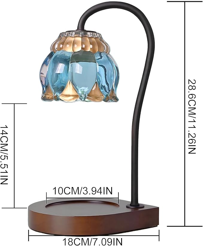PPZHAVG Candle Warmer Lamp Birthday Gifts for Women Mom, Mothers Day Gifts, Compatible with All Jar Candles, Wax Melt for Candle Home Decor, Modern Farmhouse Decor, Candle Warmer Timer SkyBlue
