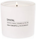 Urban Concepts by DECOCANDLES - Highly Scented Soy Candle - Long Lasting - Hand Poured in USA (12 Oz., Santal)